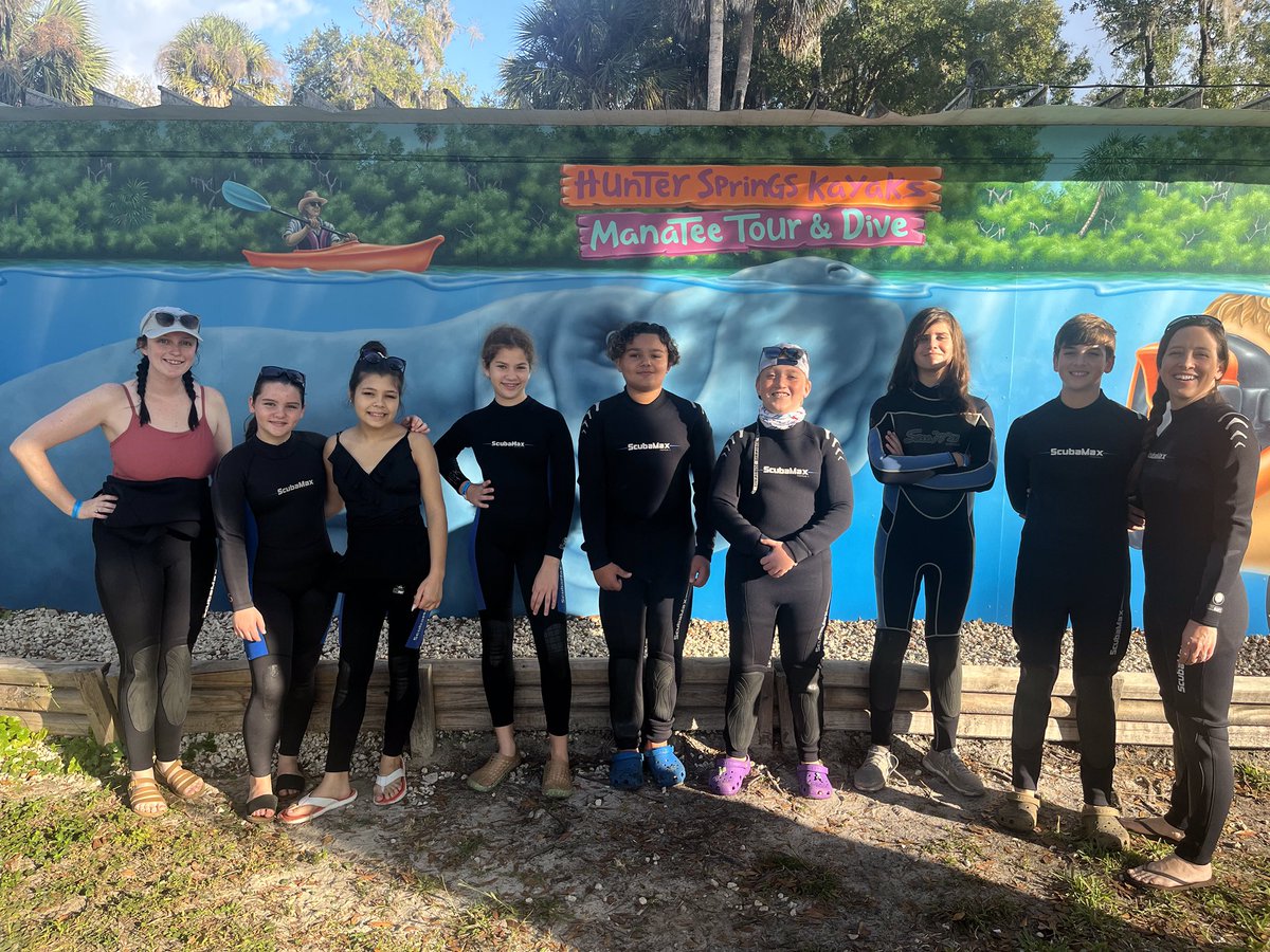sjautry's tweet photo. Citrus County is a special place. Grateful to share the wonder with these Outdoor Pursuits students! Thank you @HSKayaks 🤿⚡️💙 @CitrusSchools @imscharger https://t.co/DjseZkCOft