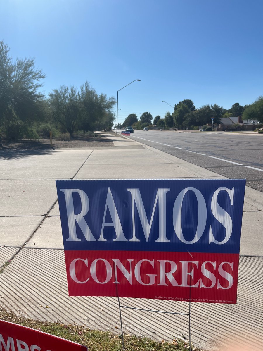 Another reason why we are going to win; I am putting signs up at polling places.  I am at the Gilbert se regional library and Bryan comes up to me and shows me his ballot that he voted with us! Thank you Bryan’