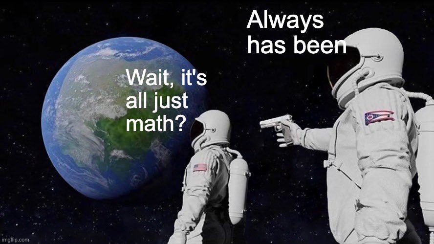LongFormMath's tweet photo. I’m teaching a math class for students most of whom have disliked all their math classes. The course has no content requirement, so my only goal is to give them a positive math experience.

Covering how math relates to sports, movies, elections, magic, games, art, nature, &amp; more! https://t.co/HZDho8X40g