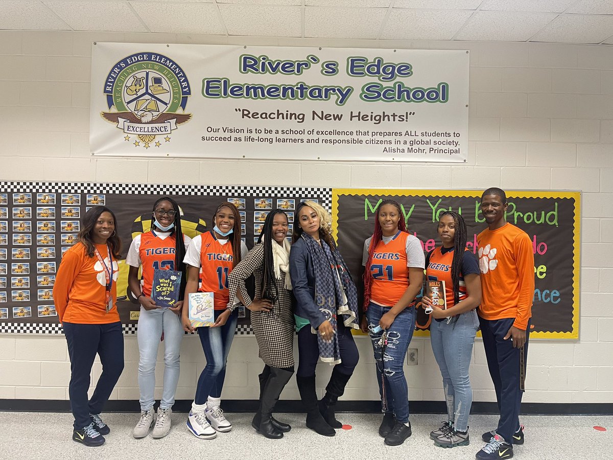 Mundy's Mill High Girls' Basketball (@mmhsladytigers) on Twitter photo The Lady Tigers took a visit to Rivers Edge Elementary to Read and Talk to the younger generation. Giving back to the community #WEARETHECULTURE #TigerTales <a href="/ccpsathletics1/">CCPS Athletics</a> <a href="/MundysMillHS/">Mundy’s Mill High School</a> <a href="/JBo4ClayCo/">Board Member Jasmine Bowles</a> <a href="/LilFeisty31/">J Goree</a> <a href="/TriWriter/">Clayton County’s ESPN</a> The Lady Tigers took a visit to Rivers Edge Elementary to Read and Talk to the younger generation. Giving back to the community #WEARETHECULTURE #TigerTales <a href="/ccpsathletics1/">CCPS Athletics</a> <a href="/MundysMillHS/">Mundy’s Mill High School</a> <a href="/JBo4ClayCo/">Board Member Jasmine Bowles</a> <a href="/LilFeisty31/">J Goree</a> <a href="/TriWriter/">Clayton County’s ESPN</a>