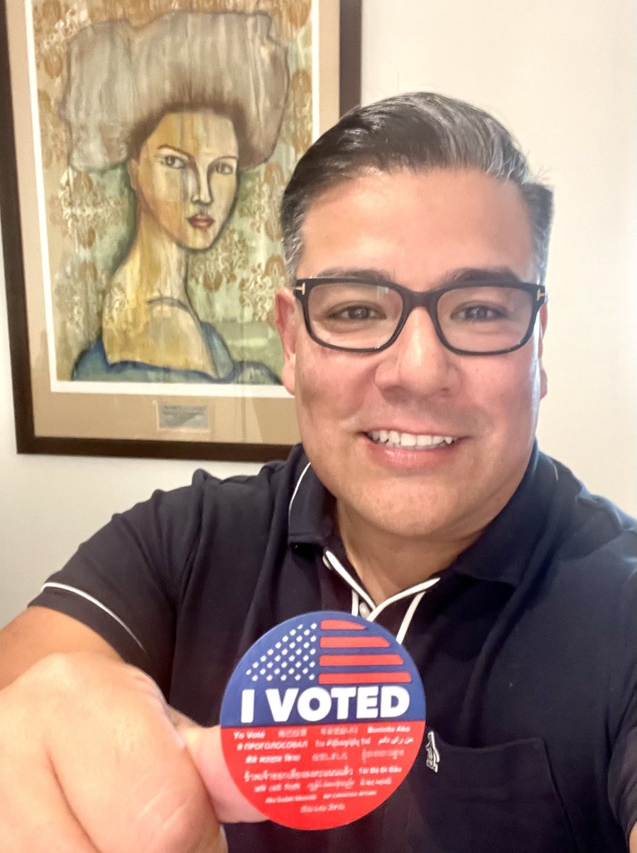 Election day is just around the corner, and I've cast my ballot! Here in CA you can vote by mail or in person, because we know how critical it is to make it easy for all eligible voters to participate in our democracy. Get info on where and how to vote: bit.ly/3U8tjQL