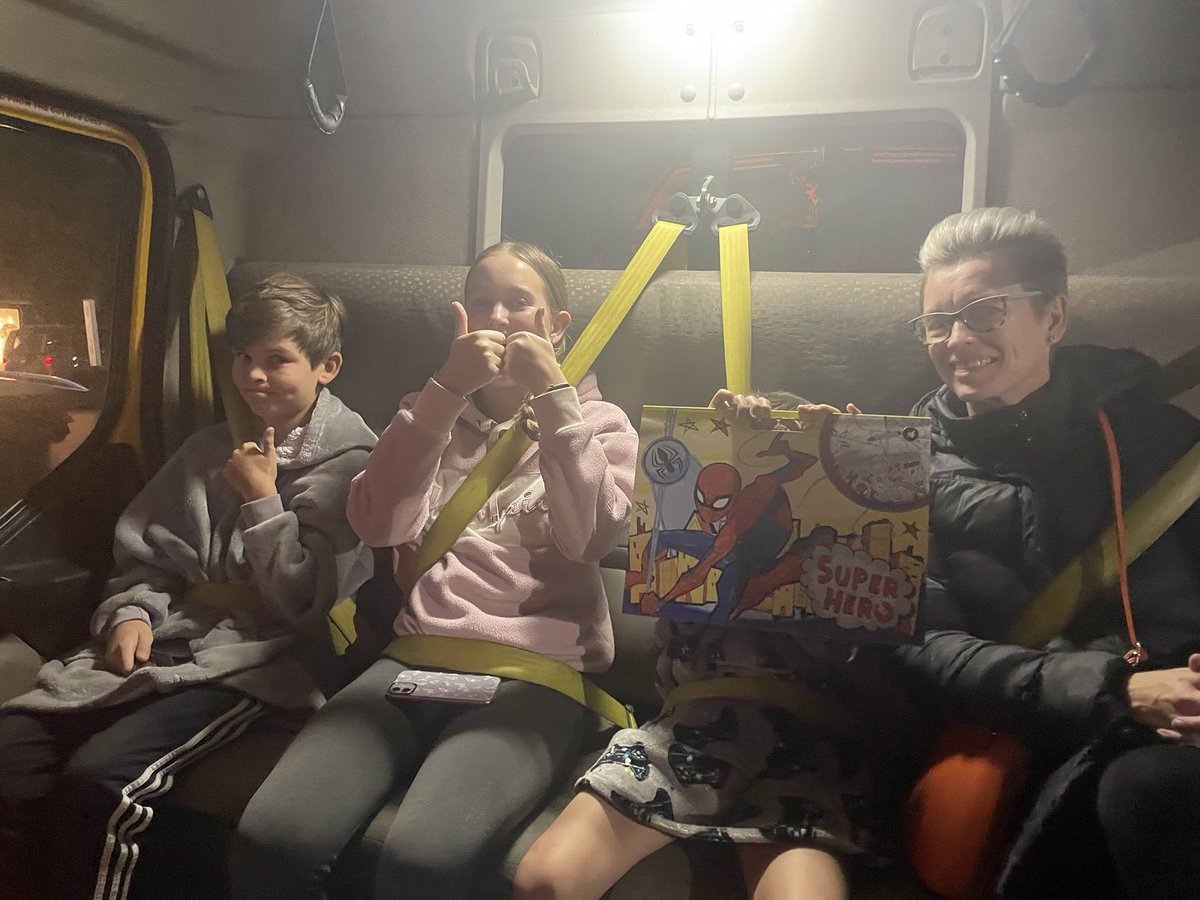 Our journey home after half term break