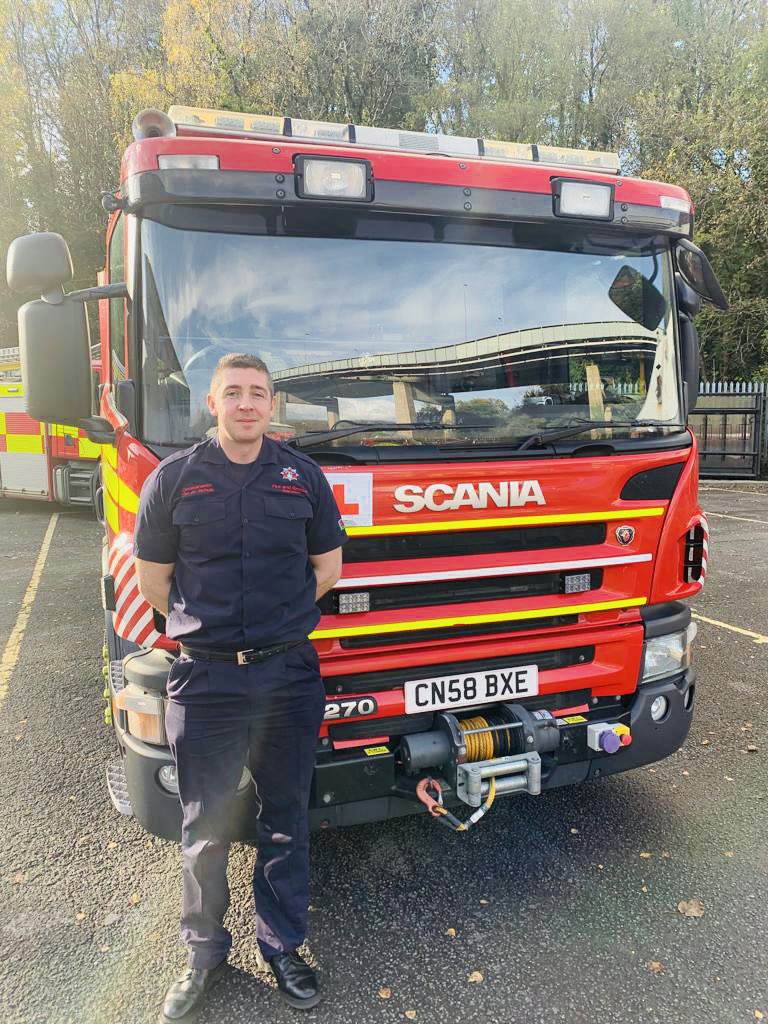 Machynllethfire's tweet photo. Congratulations Ff Webb on passing your LGV today, super proud of you👏👏Thanks Mike Cork for excellent tuition once again 🚒🚒#mawwfire https://t.co/KlnrKVUYl9