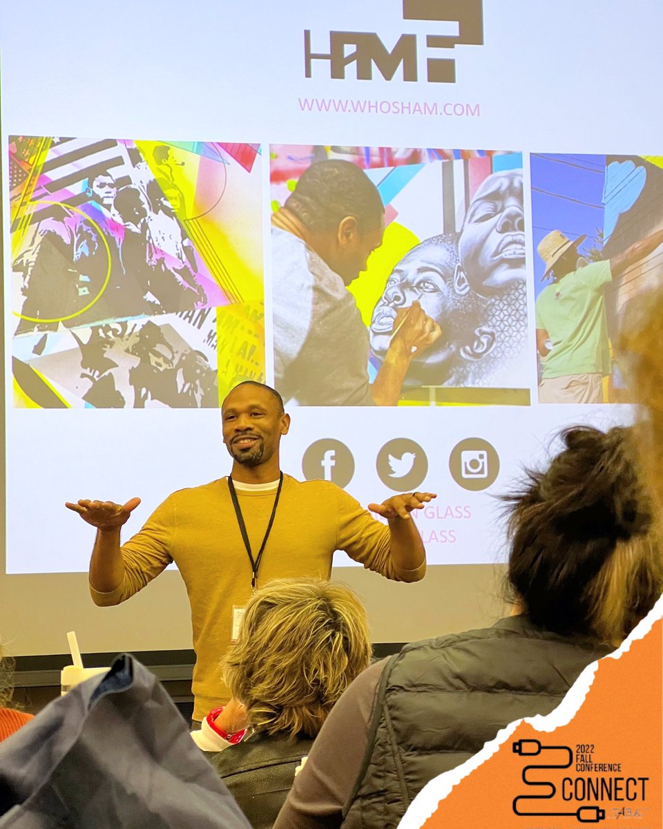 We were so fulfilled connecting with the amazingly talented and extremely inspiring Hamilton GlassForever thankful for his being here with us for our Fall Conference! #tnartedconnect