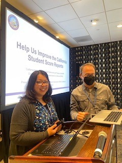 Educators providing feedback on redesigning CAASPP and ELPAC student score reports <a href="/CERAEdu/">CA Educational Research Assoc.</a> #CERA101 <a href="/ETSInsights/">ETS</a>