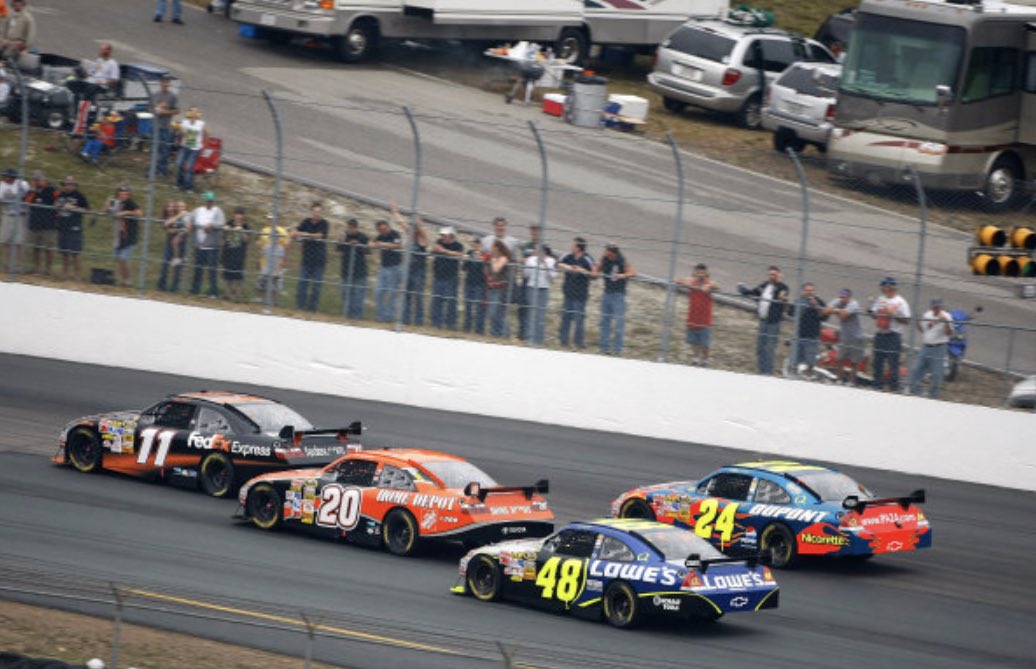 Nascarpixtures's tweet photo. Denny Hamlin, Tony Stewart, Jimmie Johnson and Jeff Gordon - New Hampshire 2008.

All these drivers are now owners or Co-owners of Cup series teams. https://t.co/Lp0AoH9bua