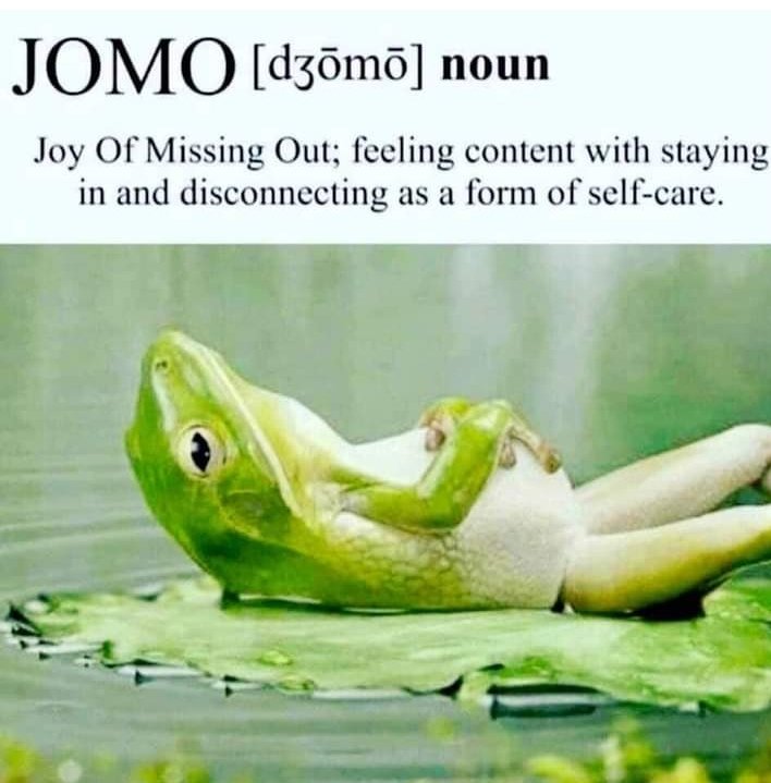 CRRESmodel's tweet image. This is so spot on, with thanks to Sarah Moussa - may all my Twitter chums have plenty of JOMO... #twittereps