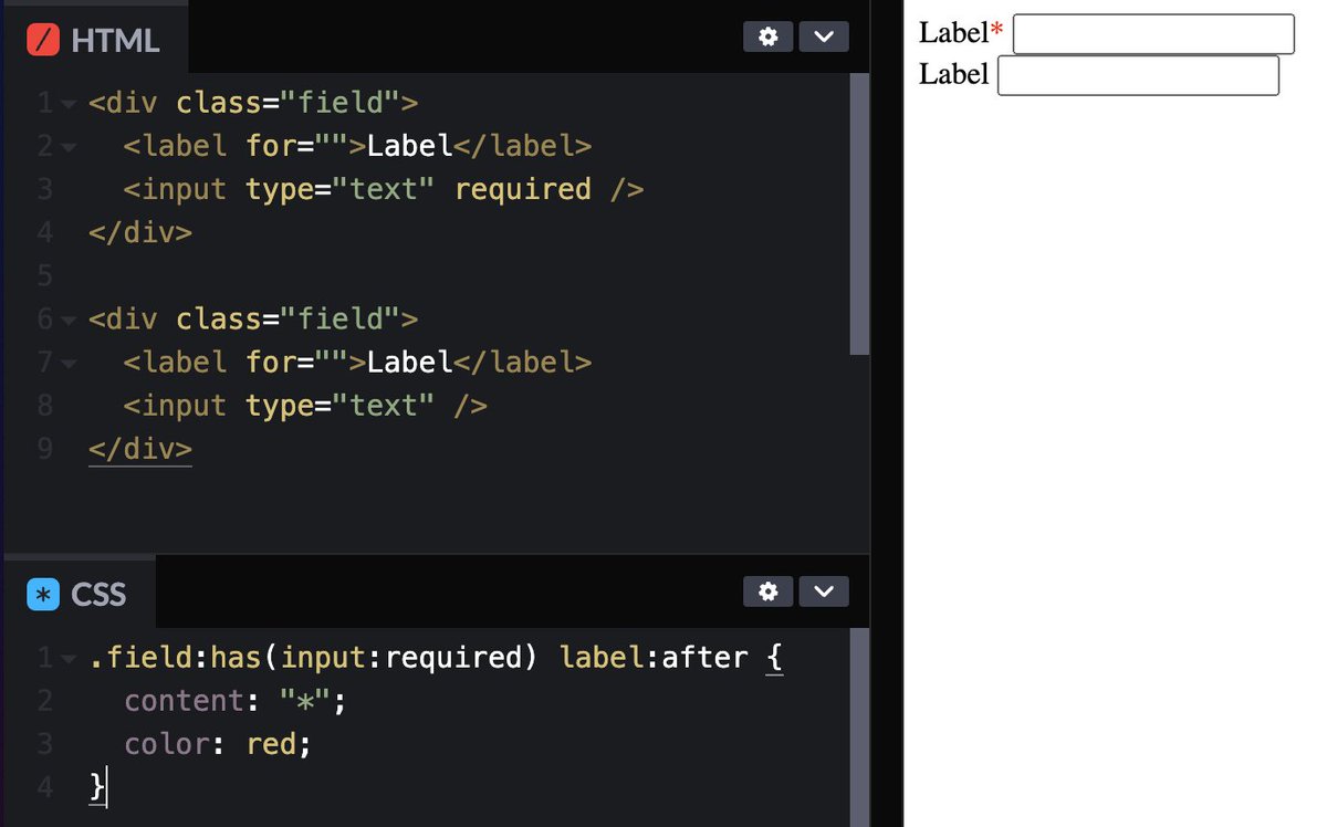 El :has() de #CSS es una de las cosas más hermosas jamás creadas.