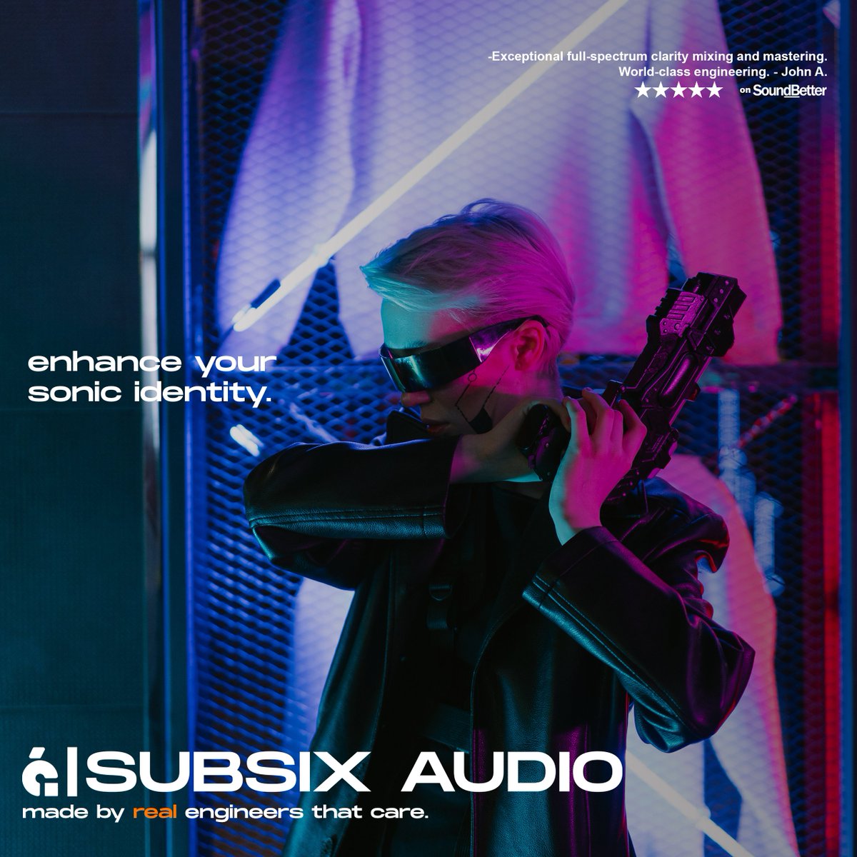 SubsixAudio's tweet image. Subsix Audio is a small team of professional audio engineers dedicated to helping your music reach its maximum potential.
Audio Production | Mixing | Mastering

Send us a message to get started on your project!
or visit us at subsixaudio.com