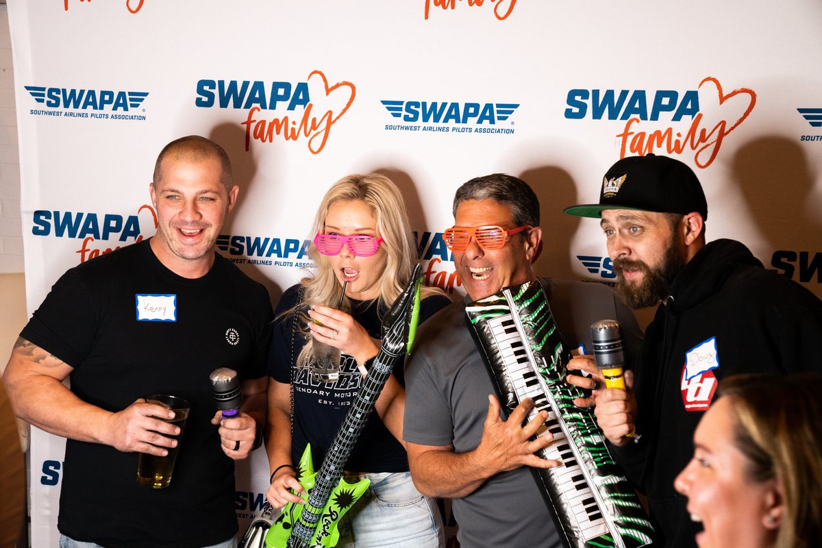 swapapilots's tweet photo. Thank you, LAX! The last stop of the 2022 SWAPAfamily Reunion Tour was a success thanks to everyone who came out last night! #SWAPAfamily https://t.co/LTHbp9knLS