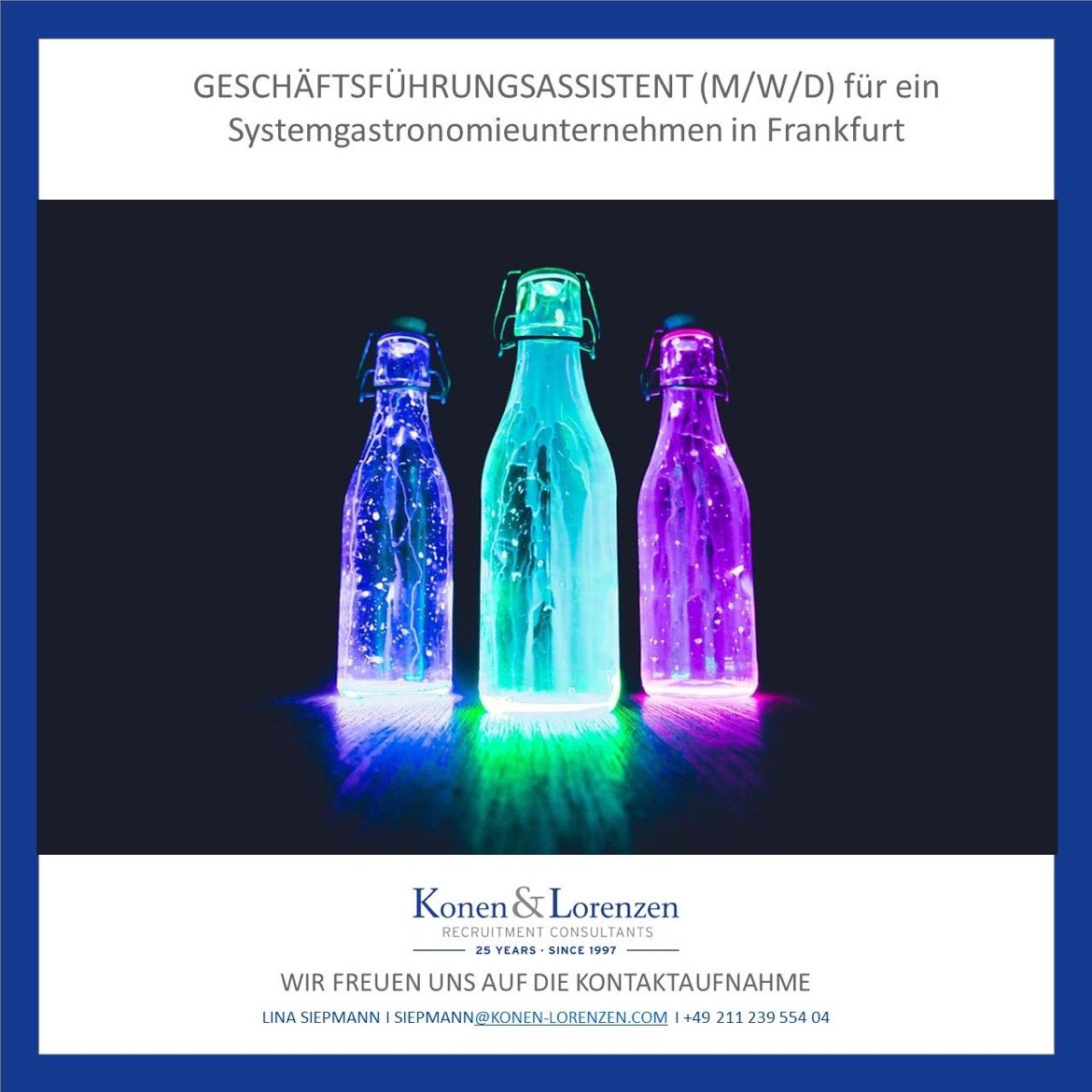 HOT JOB!

Im Auftrag unseres Kunden, einem expandierenden Gastrounternehmen, das bestehende Gastrobetriebe übernimmt und dann weiter betreibt, suchen wir einen Geschäftsführungsassistent / Head of Business Development &amp; Strategy (m/w/d).

lnkd.in/exgBkNqh

#job #strategy