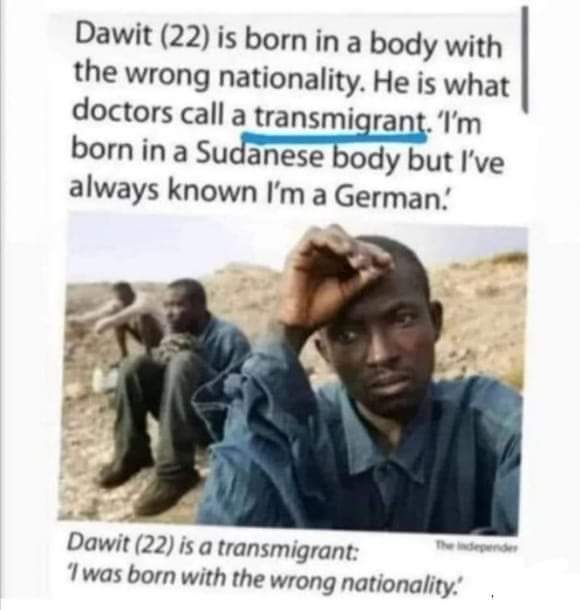 stankov_georgi's tweet photo. OMG!
#transmigrant - the new extension of the "I am what I feel I am" concept. https://t.co/h1VIv4K9Tv