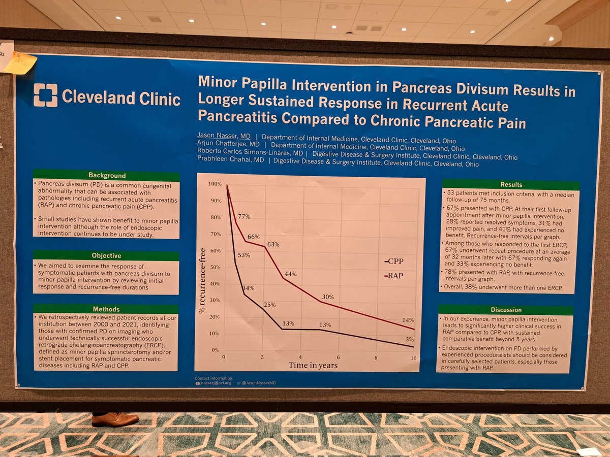 Chatterjee_MD's tweet image. Presneting our work on pancreas divisum at #APA2022 @apapancreas @ChahalPrabhleen @RobertoSimonsMD @CCF_IMCHIEFS @Mud_Fud @medpedshosp #ccfgifellows