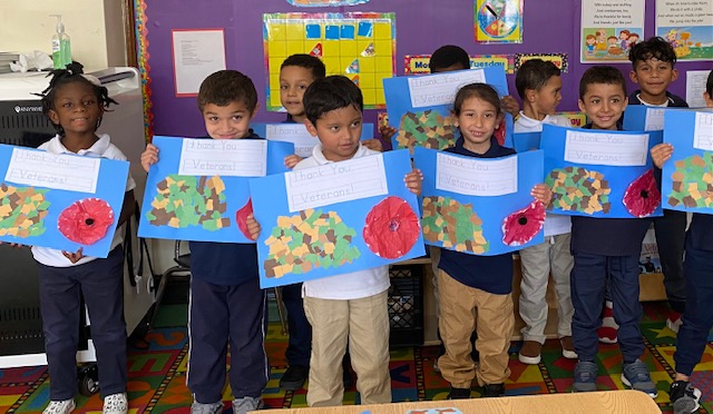 Ms. Cucci's class would like to thank all veterans for their service! <a href="/BayonneBOE/">BayonneBOE</a>