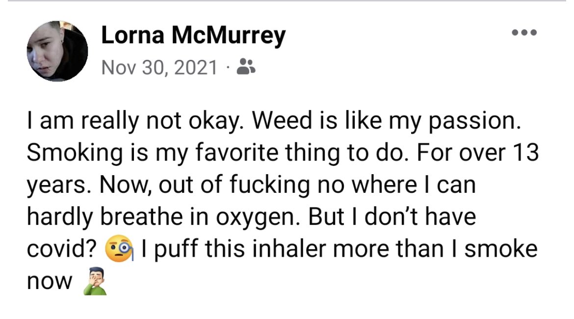 Trulieve claims her asthma was a pre-existing condition. Lorna stated otherwise, that it started with her employment at trulieve. Just received a lot of new docs many from Lorna’s posts. Reporters hit us up. Subscribe for updates: podcasts.apple.com/us/podcast/the… #mapoli #magov