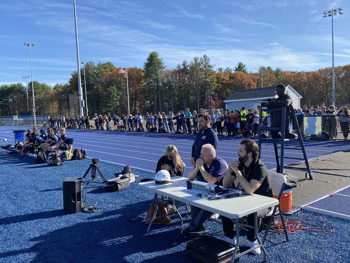 MinutemanHS's tweet photo. Huge turnout at #MinutemanHS Girlsβ Soccer game vs. Parker Charter on the new @MinutemanHS home field on this warm day. Follow @MMHS_Athletics for live updates! #mahssoccer #miaasoccer https://t.co/EzbCZkIhkA