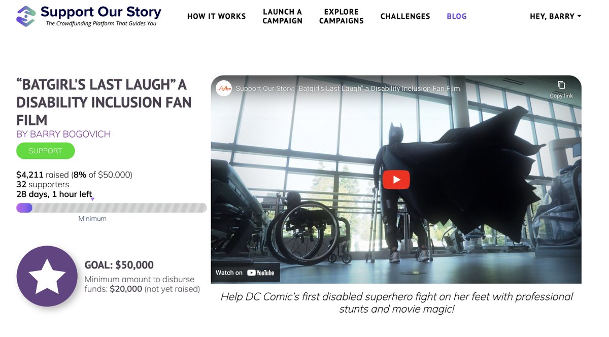 ActionTAction's tweet image. We're ON. OUR. WAY! Major thanks to our first supporters for getting us past $4,000 this morning!! You're all action heroes!