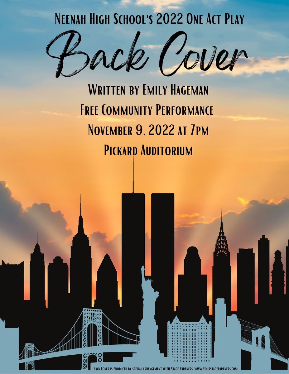 NeenahSchools's tweet photo. The Neenah H.S. One-Act play qualified for the State Theatre Festival and will hold a free community performance on Wed., Nov. 9 at 7 pm in Pickard Auditorium. The students are performing "Back Cover" by Emily Hageman.

(Thanks to McKenzie Images for the photos!) https://t.co/Yz99dEwBpH