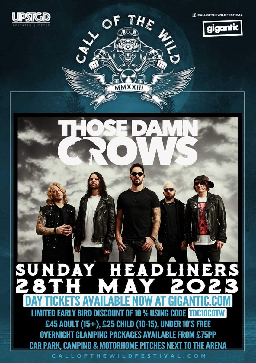 Excellent announcement for <a href="/callofthewildf1/">Call of the Wild Festival</a>