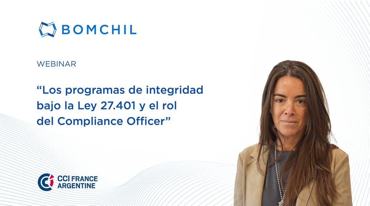 Florencia Pagani participó como expositora en el nuevo encuentro “Los programas de integridad bajo la Ley 27.401 y el rol del Compliance Officer”, organizado por la <a href="/CCI_F_A/">Cámara Franco Argentina</a>.
