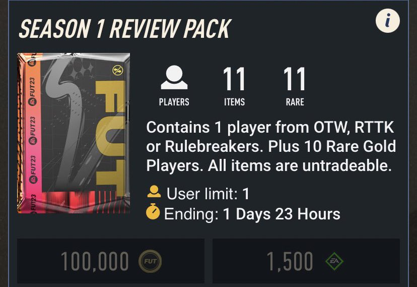 I'll give 10 of you who like this tweet FIFA points to open this pack :)