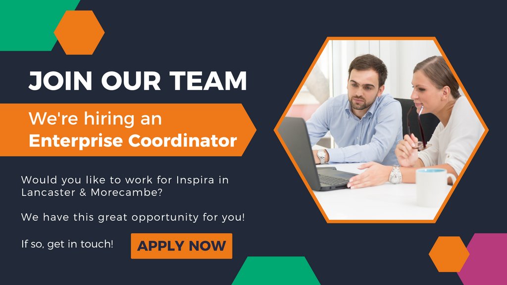 📣 WE ARE RECRUITING 📣

Would you like to join our team in Lancaster &amp; Morecambe as an Enterprise Coordinator?

GET IN TOUCH TO APPLY 👇️
tinyurl.com/mwdvanct
        
#jobalert #joinourteam #apply #hiring #job #recruiting #wearehiring #wearerecruiting #jobvaccanc