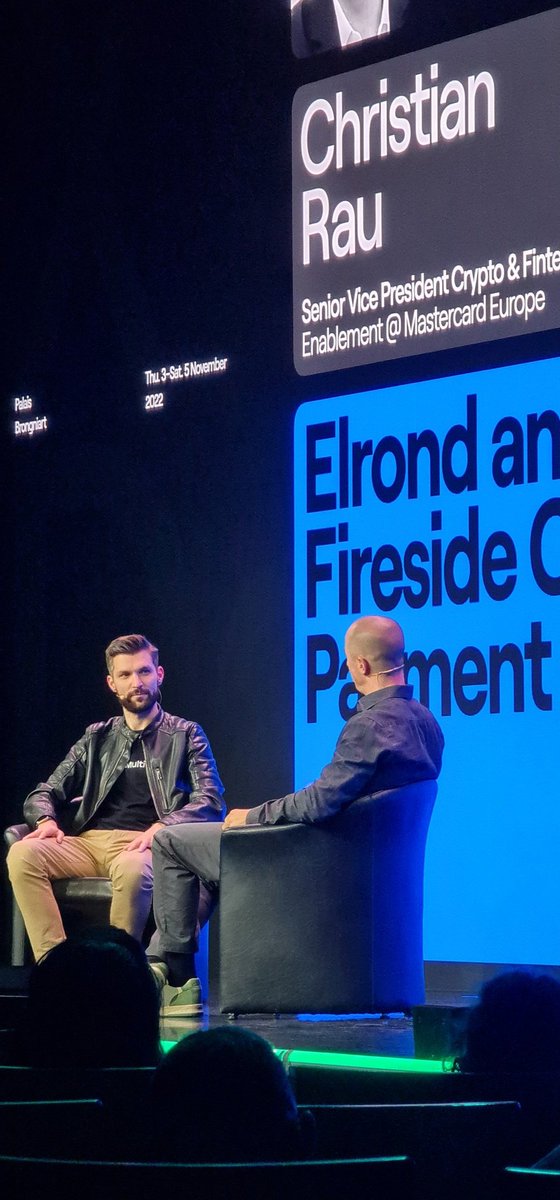 nirian_15's tweet image. Safe, Secure, Simple, 3 words I kept in mind, when Christian Rau, senior Vice-president @MastercardEU, talks about the futur #blockchain
#XDay @ElrondNetwork 
@beniaminmincu