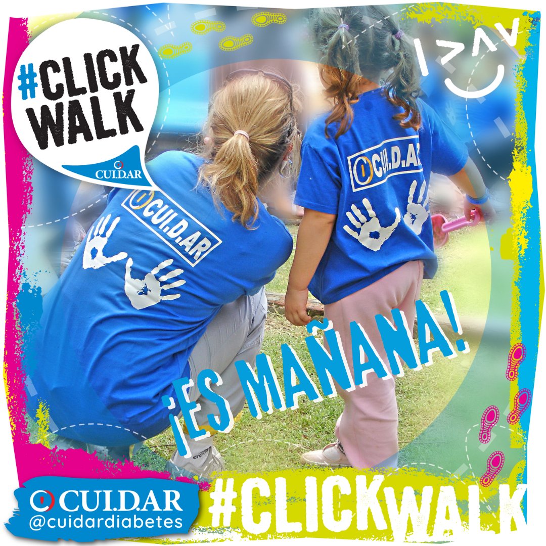cuidardiabetes's tweet photo. 🥳 #CLICKWALK 🥳
😱 ¡Empieza la cuenta regresiva! ¡Últimas horas...estamos ansiosos! ¡Felices! 😃
🌟 ¡Estamos listos para divertirnos, listos para enfrentar desafíos, listos para aprender juntos y listos para hacer un click en nuestra vida con diabetes!
💙¡Nos vemos mañana!💙 https://t.co/7Mtext5xNs