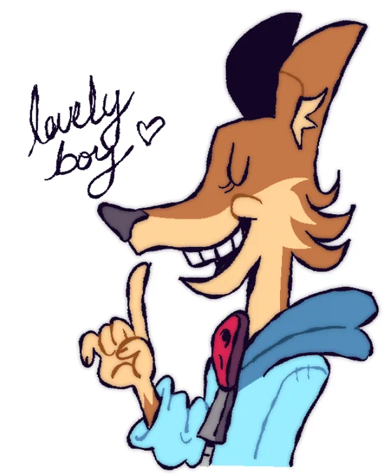 as an artist i have free reign to draw my partner as i please 