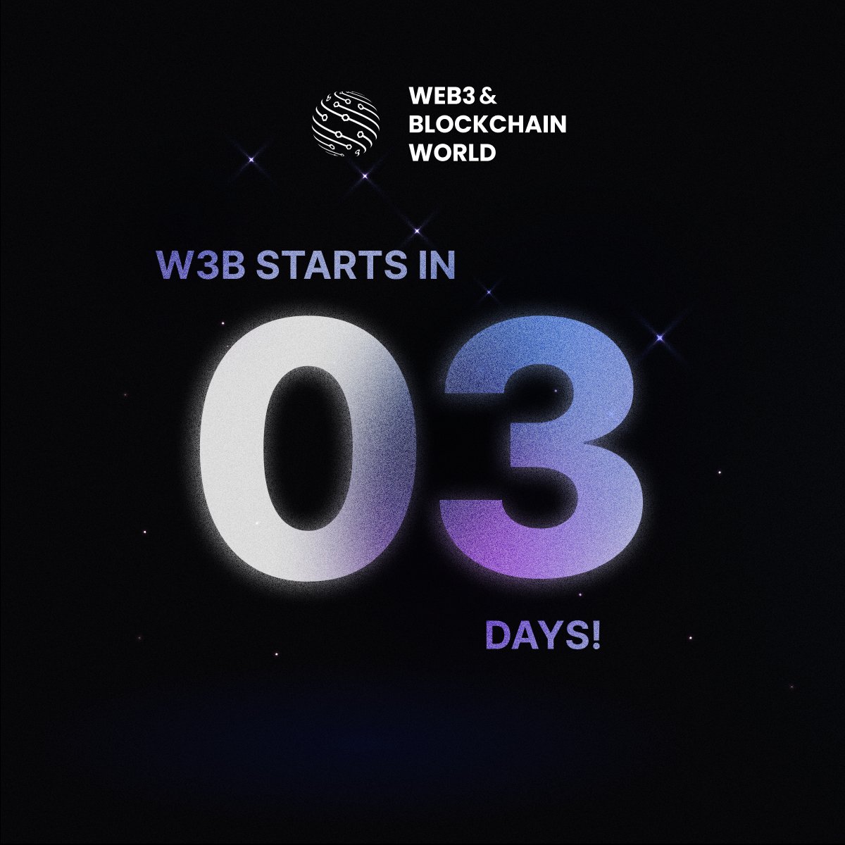 Only 3 days remaining before #W3B2022! This is your moment to take advantage of the last available tickets!