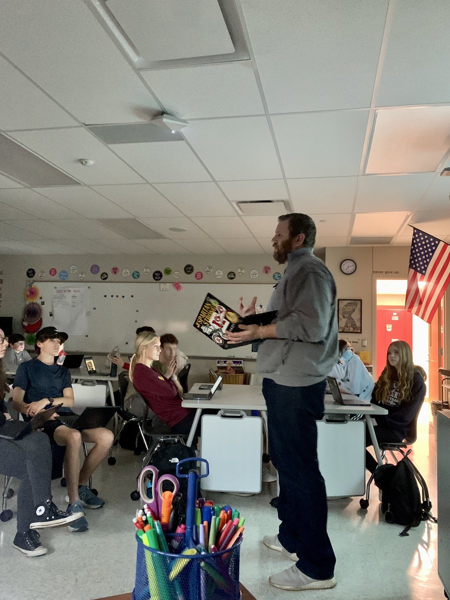 Love having <a href="/Mr_WilliamsTHS/">Mr Williams</a> back in the classroom helping my freshman build their digital portfolios through google sites! #wearefhsd #turpinspartans #SpartanStrong #blogging