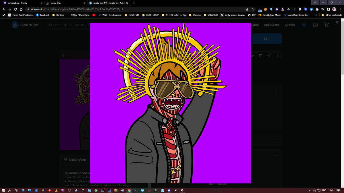 MaxiedotVox's tweet photo. @OUTRstudios I might have missed the stream, but caught the end on time to mint me one of these bad boys. https://t.co/GiAKCE6jqv