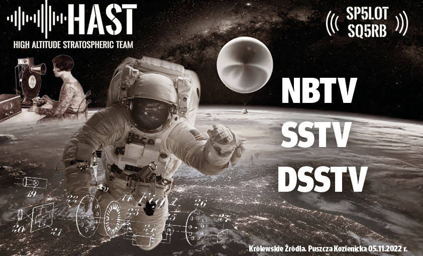 Tomek_SP5LOT's tweet photo. 05.11.2022, 11.00 UTC Poland, Launch our stratospheric balloon. NBTV, SSTV, DSSTV. 14 SSTV PD120 images. 1 pic - 1 letter of the passwd. Receive 7 - you have the passwd to zip file, transmitted in DSSTV. You can also SEE the password in the NBTV transmit. https://t.co/3hQgAZoi0v