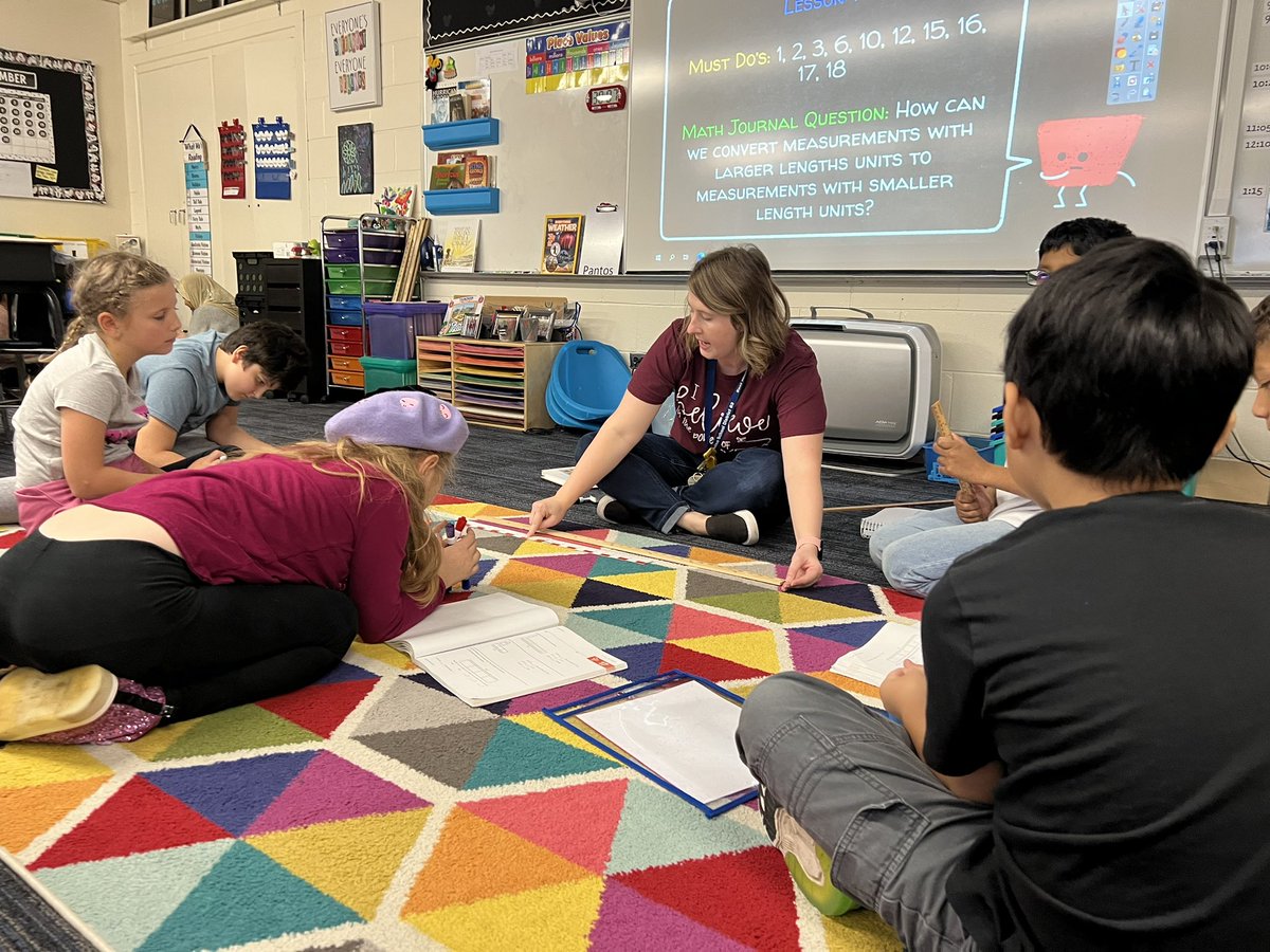 I’ve had a busy two weeks observing <a href="/EastMaine63/">EastMaine63</a> teachers using small group instruction in math 🧮 Strong routines, clear expectations, and varied, differentiated tasks provide students with meaningful learning 🙌