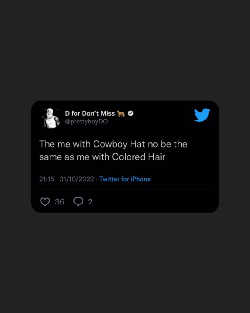 PrettyVersity's tweet photo. Mr Fantastic 🥳
#ItsDifferent #PrettyGvngOrDie #Prettyboydo #PrettyGvng #AfricanRodman #RodmanStyle #PrettyPlease #BTE https://t.co/rnR74uoco3