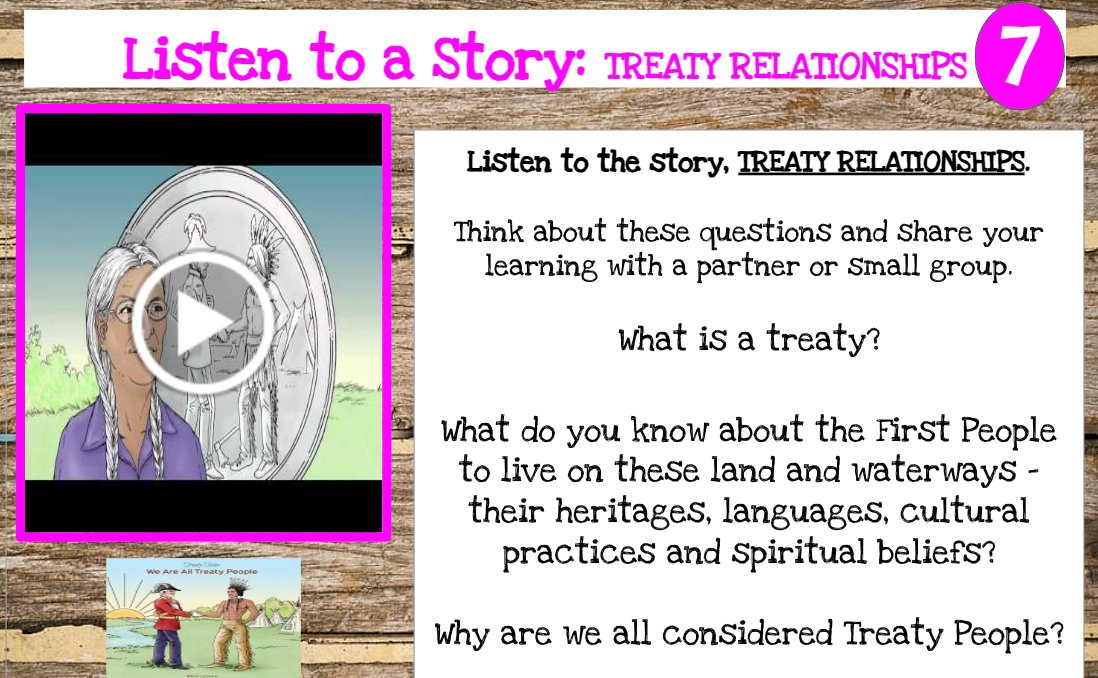 A sneak peak at how the learning is going to unfold next week for TREATIES RECOGNITION WEEK <a href="/BrownridgePSLC/">Brownridge PS Learning Commons</a>. Lots of learning about PROMISES and the importance of RELATIONSHIPS. <a href="/brownridgeps/">Brownridgeps</a>