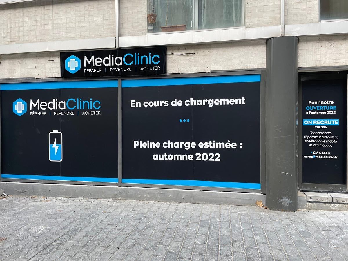 Et de 11 ! Work in progress de notre nouveau @MediaClinic_fr qui ouvrira à Arras le 16 novembre prochain ! Simplement fier 🥲 et rassurez vous on va en ouvrir plein des magasins aussi beaux d’ici 5 ans all around Europe 💪 #economiecirculaire #Reparation #occasion