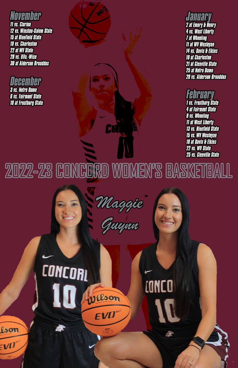 Poster Day for <a href="/CU_MBB/">Concord Basketball</a> and <a href="/CU_WBB/">Concord Womens Basketball</a>!
