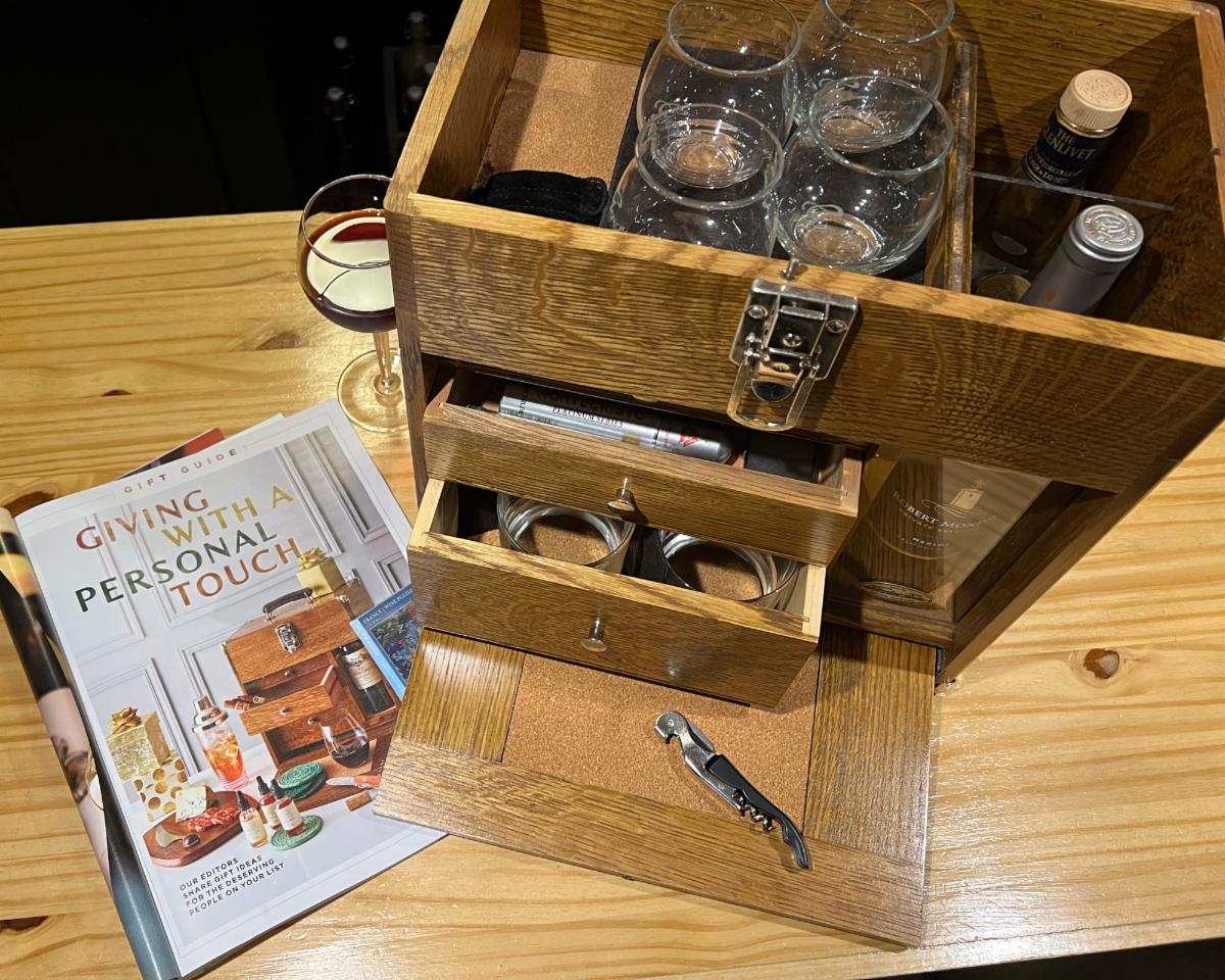 GerstnerUSA's tweet photo. Thank you Wine Spectator for including the Aficionado Travel Bar in your holiday gift guide.
The Aficionado makes a great gift, or treat yourself to one. https://t.co/vVNjVMZVLn
#gerstnerusa #travel #fieldbar #luxurycamping #holidaygifts #madeintheUSA #craftsmanshiplives https://t.co/LVwbtZNtu2