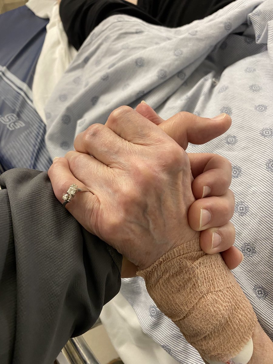 My mom suffered a stroke this morning. Prayers and good thoughts appreciated. She is 90 and loves her family, the ⁦<a href="/kc_mavericks/">xyz-Kansas City Mavericks</a>,⁩ animals - especially dogs- and life. She is a fighter!