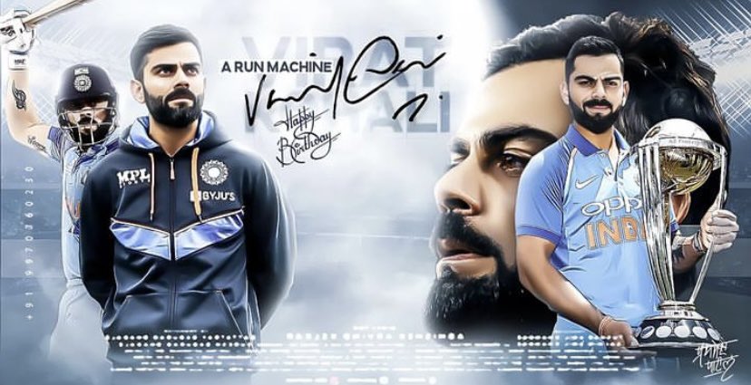 omkar_hulawale's tweet photo. #RUN_MACHINE
A legendary cricketer, a true human, and an inspiring idol for millions, the name Virat Kohli will live forever.
Happy Birthday @imVkohli https://t.co/vRJYh4adWj
