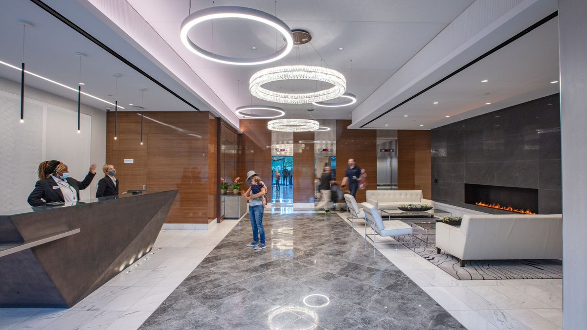 VCA_Arch's tweet photo. The design inside 151 Tremont Street condominiums is as gorgeous as the views you see looking outside onto Boston Common and the Public Garden. 

We loved working with @KaplanConstruct and @FirstRealtyMgt on this renovation to transform the main lobby and amenity spaces! https://t.co/BCSu70AnMx