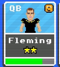 Introducing the new quarterback for the Texas Tigers Michael Fleming! He was a free agent and he played his first game that was week 12