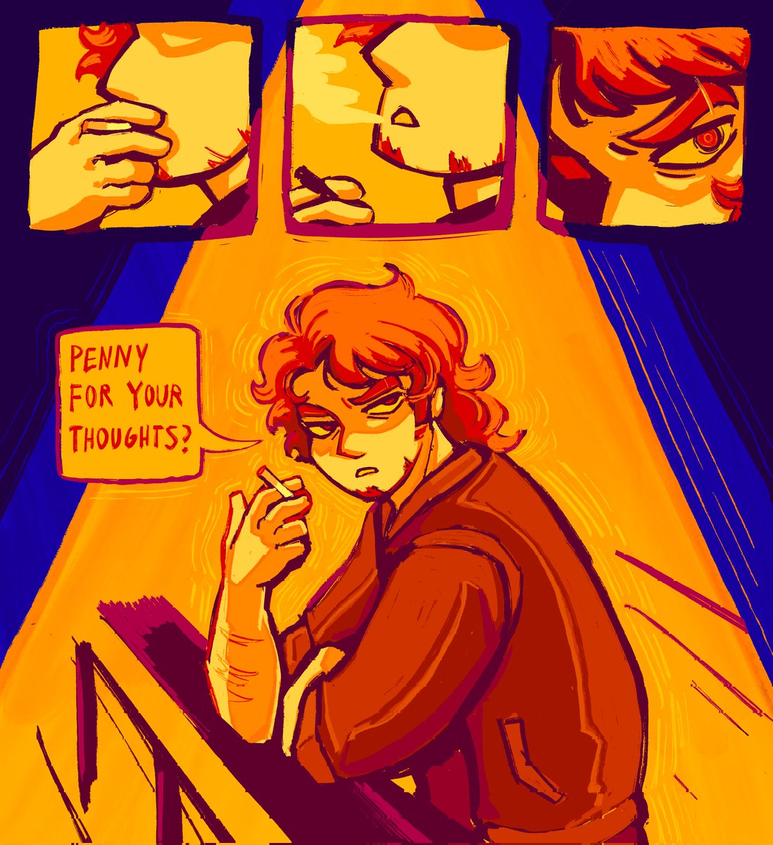 DawRushesIn's tweet photo. Hell is other people. (1/2)
#ocs #myocs #ocart #oc #comic #occomic #artist #digitalart https://t.co/habB34JLjj