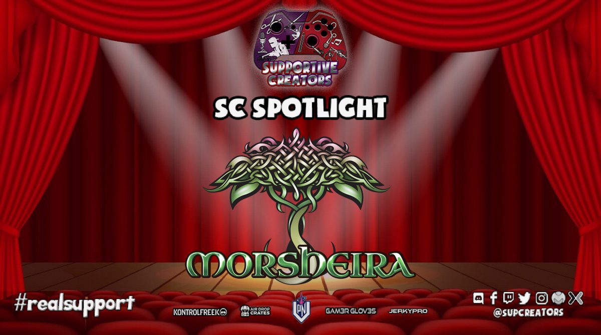 Get over to <a href="/Morsheira/">Morsheira</a> and hangout for some #FFXIV fun in the <a href="/supcreators/">Supportive Creators™️ {SC}</a> Spotlight!

Its always a good time to show that #realsupport!

<a href="/FinalFantasy/">FINAL FANTASY</a> 

Twitch.tv/morsheira