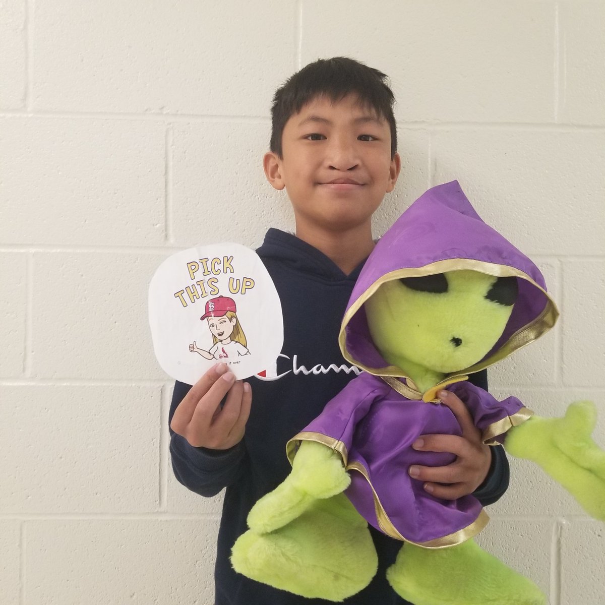 Winner #5. Good choice with the alien!