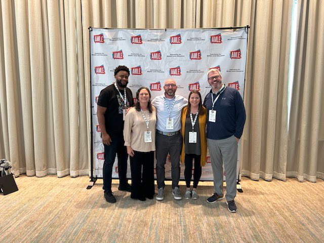 tfarc_nodnarb's tweet photo. Learning with this crew is awesome! Fun, forward thinking, and supportive! Great middle level team! https://t.co/PFFpBuot3i