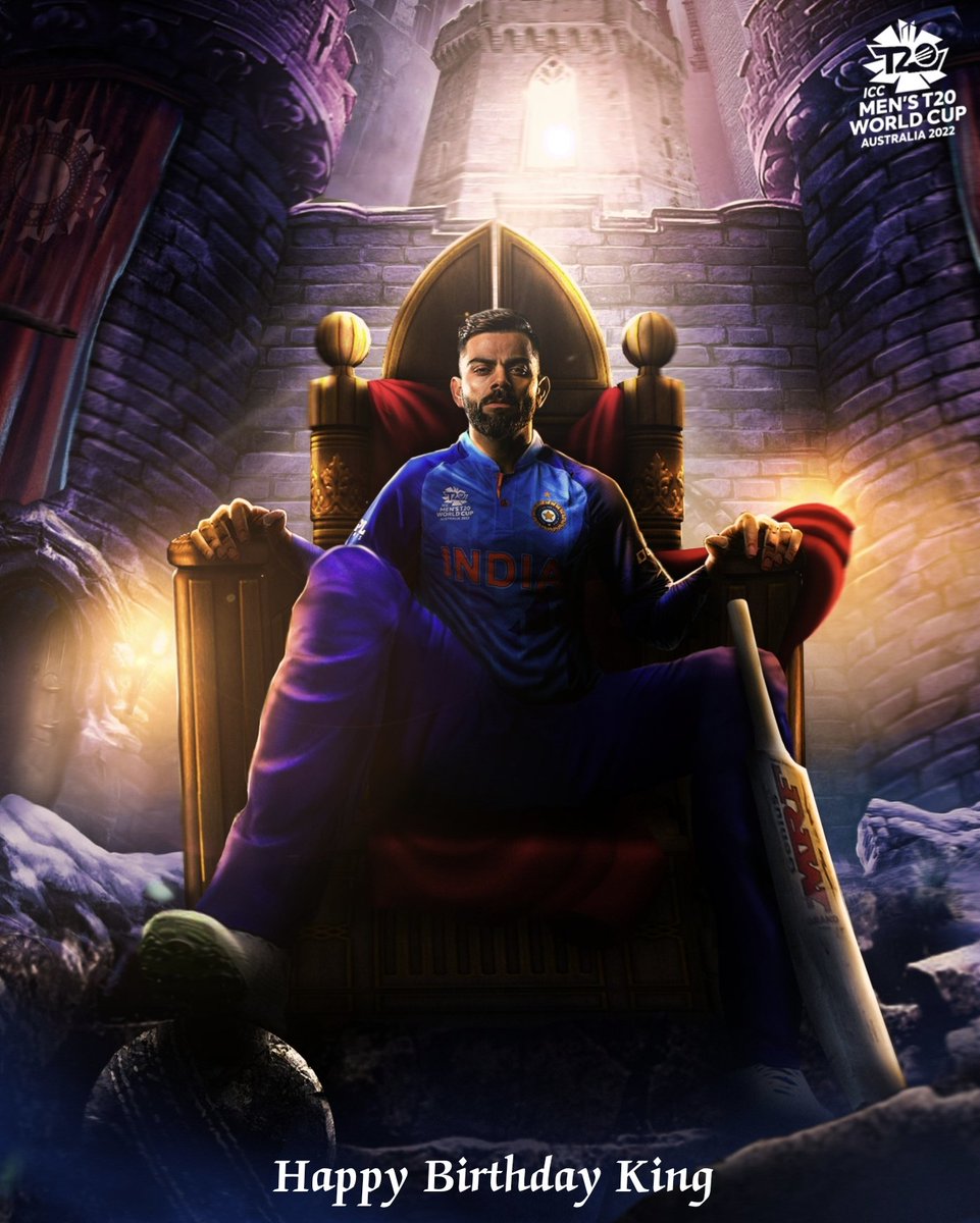 Shankusingha07's tweet photo. Every once in a while there comes a great personality who changes the definition of a word. 

@imVkohli redefined the meaning of a cricketer for this generation.

His greatness is unmatched neither are his achievements.

Wishing the King of cricket, a very Happy Birthday! 🎂🇮🇳👑 https://t.co/Rw0b1rahR1
