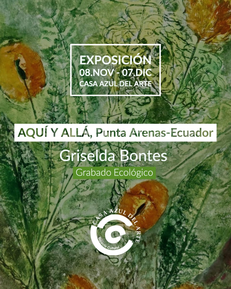 CasaAzuldelArte's tweet photo. A partir de la próxima semana, te invitamos a visitar las exposiciones del mes de noviembre en Casa Azul del Arte. 
Revisa el link --> https://t.co/3ixGQIOLTj

#puntaarenas #casaazuldelarte https://t.co/xU1MiNqKnh