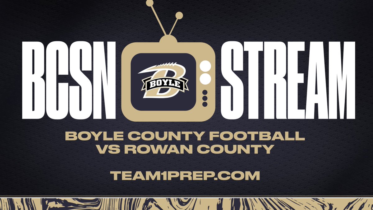 BCSN will be streaming tonight's <a href="/BCRebelFootball/">Boyle County Rebels Football</a> game against the <a href="/Rowan_Vikings/">Rowan County High School Football</a> at 7:30!

LINK: team1sports.com/highschool/ky/…

<a href="/Advocate_Sports/">Advocate-Messenger Sports</a>
<a href="/vaughtsviews/">Vaughts' Views</a>
<a href="/BigRebelNation/">Boyle County Rebels</a>
<a href="/BoyleCoSchools/">Boyle County Schools</a>
<a href="/BOCORowdies/">Rebel Rowdies</a>
<a href="/RowanSchools/">Rowan County Schools</a>
<a href="/ashlandkydaily/">The Daily Independent</a>
